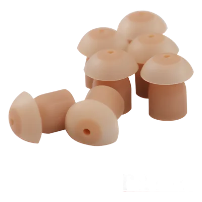 Tapón de Plástico para Micrófono / Paquete 10 Unidades / Doble Sellado Opcional / Versión Transparente / Atenuación de Ruido