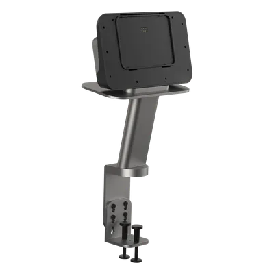 Soporte Fijo para Mesa / Tablet / Quick Lock / Giro 180° / Cerradura Doble Seguridad / Banco de Energía / Mesas hasta 100 mm (3.9 in)