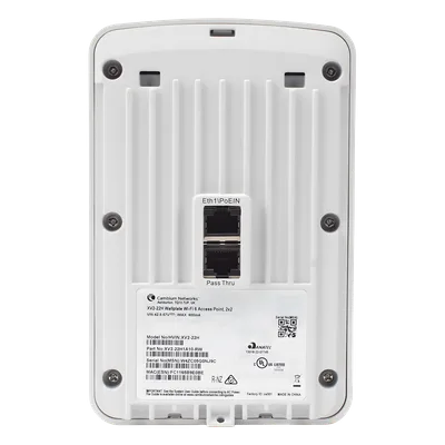 Punto de Acceso Wi-Fi 6 / Diseño de Pared / 2.5 Gbps / 3 Puertos Gigabit / PoE Passthrough / Radio IoT / Gestión Cloud
