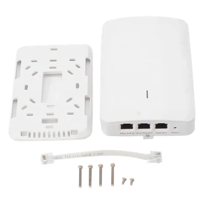 Punto de Acceso Wi-Fi 6 / Diseño de Pared / 2.5 Gbps / 3 Puertos Gigabit / PoE Passthrough / Radio IoT / Gestión Cloud