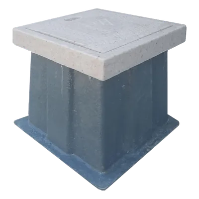 Registro para Alumbrado Público / 30 x 30 x 45 cm / Resistencia 3 Toneladas / Uso Peatonal / Impermeable / Anticorrosión