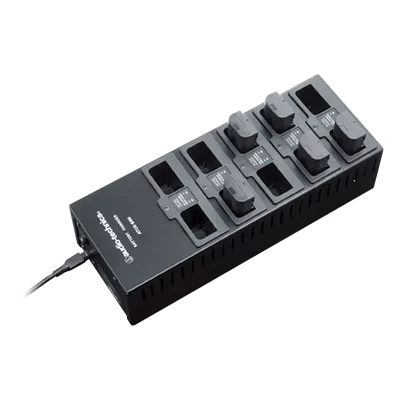 Estación de carga / 10 ranuras / Baterías Li-240 / Carga inteligente / 5.5 horas