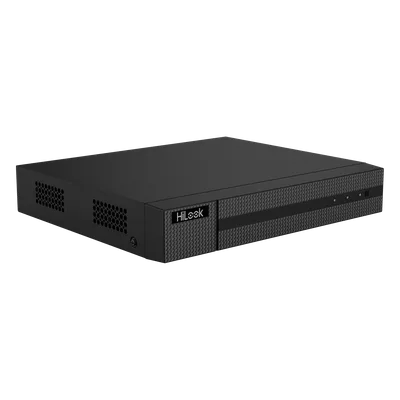 DVR Híbrido / 8 Canales TurboHD + 8 Canales IP / 8 Megapixel (4K) / H.265+ / Audio Bidireccional / 1 Bahía de Disco Duro