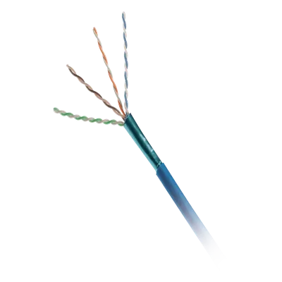 Bobina de Cable UTP / Cat6A / 23 AWG / CMP Plenum / 305 m (1000 pies) / Azul