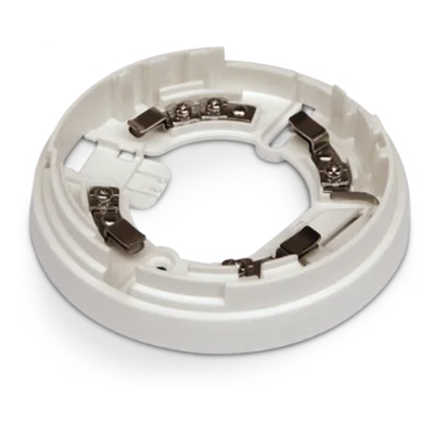 Base de Montaje para Detectores de Incendio / Universal IRIS y ENEA / Cortocircuito Integrado / 110 mm (4.3 in) / Terminales +, -, R