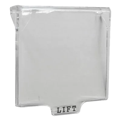 Cubierta para pulsador de alarma / Resistente a la intemperie / Compatible EC0020 e IC0020 / Tapa transparente