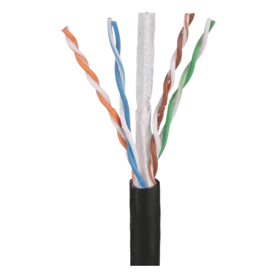 Cable UTP OSP Cat6 / 22 AWG / 4 Pares / Gel Impermeable / 305 m (1000 pies) / Rango Extendido