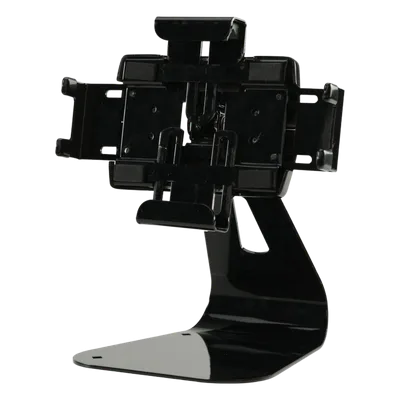 Soporte de Mesa para Tabletas / Ajuste Universal Altura-Ancho / Inclinación ±30° / Rotación 360° / Capacidad 5 lb (2.27 kg) / Versión Seguridad Antirrobo / Gestión de Cables
