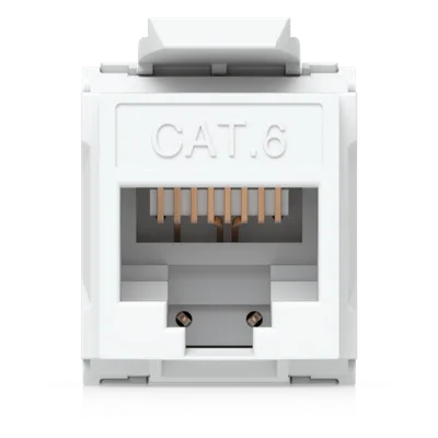 Keystone Jack / Cat6 / Terminación IDC / Snap-In / 12 Piezas