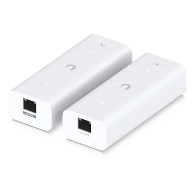 Extensor PoE sobre 2 Hilos / Entrada PoE++ 50V / Salida PoE+ 48V / Alcance hasta 400 m (1312 ft) / Interfaz 10/100 Mbps / HomePlug AV
