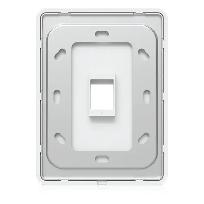Placa Keystone / 1 Puerto / Superficie Pintable / Montaje Vertical / 4 Piezas / Policarbonato y Acero SGCC