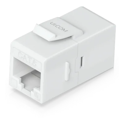 Acoplador Keystone / Cat6 Pass-Through / 10 Gbps / PoE / Snap-In / Paquete 12 Unidades