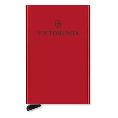 Tarjetero de Aluminio / Capacidad 4-6 Tarjetas / Protección RFID / Sistema Deslizamiento / 10 x 6 x 1 cm