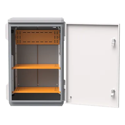 Gabinete de Protección IP55 / Acero SPCC / 380 x 660 x 240 mm / Rieles DIN / Montaje Vertical u Horizontal / 4 Placas Laterales Externas
