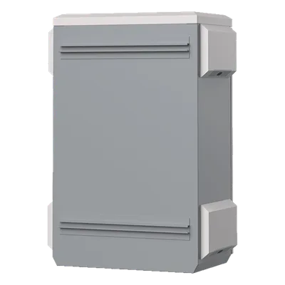 Gabinete de Protección IP55 / Acero SPCC / 380 x 660 x 240 mm / Rieles DIN / Montaje Vertical u Horizontal / 4 Placas Laterales Externas