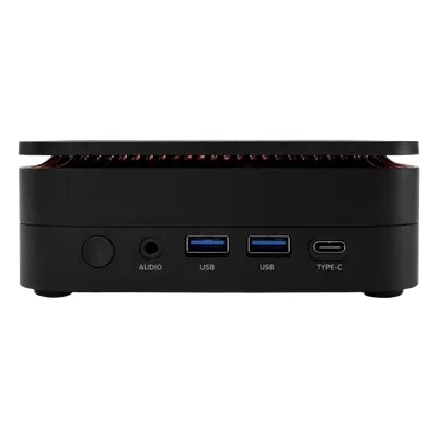 Mini PC / AMD Ryzen 7 7735HS 8 Núcleos / 16 GB DDR5 / 512 GB SSD NVMe / Wi-Fi 6 / Ethernet 2.5G / HDMI 2.0 + DisplayPort / 128 mm × 128 mm × 42 mm (5.0 in × 5.0 in × 1.7 in)