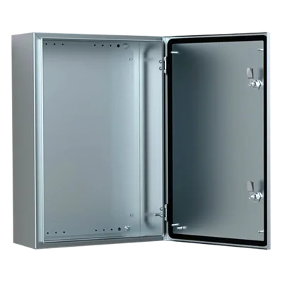 Gabinete de Acero Inoxidable / IP66 / 600x400x210 mm (23.6x15.7x8.3 in) / 2 Cerraduras / Placa Montaje 2 mm