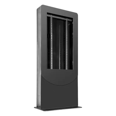Kiosco Vertical / Acero Reforzado / Base 3/8" / 6 Tomas con Supresor de Picos / Ventilación Termostática / Carga 125-150 lb (56-68 kg)