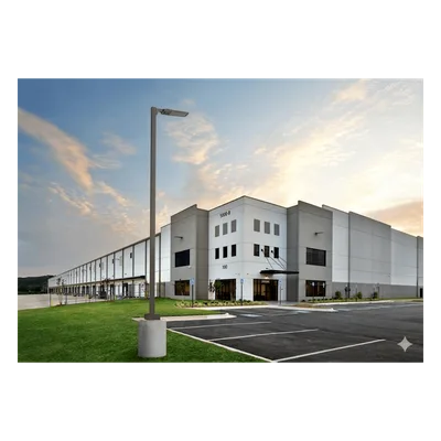 Luminaria LED / 5,500-16,000 Lúmenes Ajustables / CCT 3000K-5000K Switchable / 4 Ópticas SwitchOptics Type II-V / Montaje Universal UPM / IP66 / 120-347V / 18,000-98,000 lm Equivalente a 100-600W MH