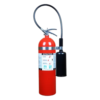 Extintor de CO2 / 15 lb (6.8 kg) / Clase B y C / UL Listado / Rango -30 °C a 49 °C / Alcance 1.2-2.4 m (3.9-7.9 ft)