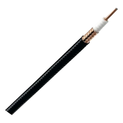 Tramo de Cable Corrugado / 50 Ohms / 10 m (32.8 ft) / Uso Profesional