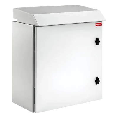 Gabinete Rack 19 UR Tipo 3R Exterior con Ventiladores y Termostato / 36.3" x 23.6" x 24" / Acero Gris RAL 7035