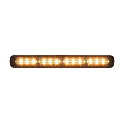 Luz LED de Advertencia / Perfil Ultra Delgado / Quad-Color 48 LED / 11 Pulgadas / IP67/IP69K / Traffic Advisor / Sincronización Múltiple Unidades