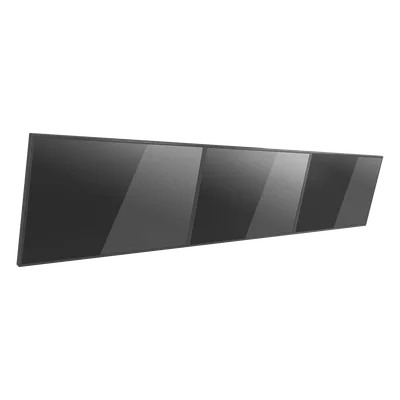 Soporte de Pared para TV / Riel Triple / Capacidad 110 lbs (50 kg) / Compatible 32"-65" / VESA 100x100-600x400 mm / Ajuste Ángulo 5°-15° / Montaje Profesional