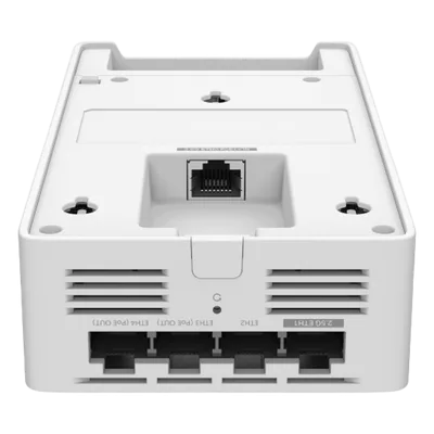 Punto de Acceso Wi-Fi 7 / BE3600 MU-MIMO 2x2 / 1 Puerto 2.5 Gbps PoE++ / 1 Puerto 2.5 Gbps PoE Pass-through / 2 Puertos 1 Gbps / Mesh / MLO / Montaje en Pared