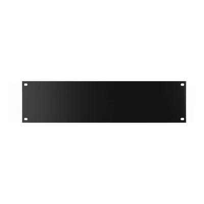 Tapa Ciega para Rack / 2 UR / Acero 2.66 mm / 3.47 x 19.00 x 0.11 in / Negro