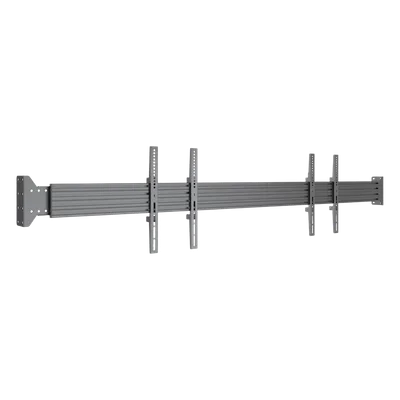 Sistema de Montaje en Pared / Rieles 2000 mm (78.7 ft) / Estructura Modular / Soporte Ajustable / Incluye Herramientas y Tornillería Completa