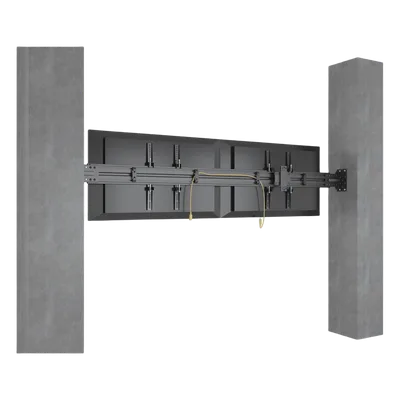 Sistema de Montaje en Pared / Rieles 2000 mm (78.7 ft) / Estructura Modular / Soporte Ajustable / Incluye Herramientas y Tornillería Completa