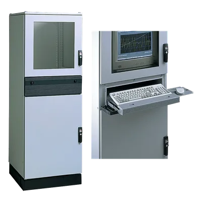 Gabinete Modular Industrial / 1800x600x600 mm (70.9x23.6x23.6 in) / IP55 / UL 508A / NEMA 12 / VDE / Acero RAL 7035