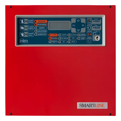 Central de Detección de Incendio / 4 Zonas Ampliables a 20 / 32 Dispositivos por Zona / 4 Repetidores Remotos / Bus RS485 1000 m (3280.8 ft) / EN 54-2/4/21