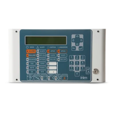 Panel Repetidor Remoto / Pantalla LCD / RS485 1000 m (3280.8 ft) / Compatible SmartLoop-SmartLight-SmartLine / Consumo 40 mA / Certificación EN 54