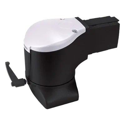 Acoplamiento de Codo con Brida para Montaje de Gabinete HMI / Rotación 300° / Capacidad 180 lb (81.6 kg) / Aluminio Negro Jet / 3.3 ft (1 m) Alcance / NEMA Type 12 e IP65