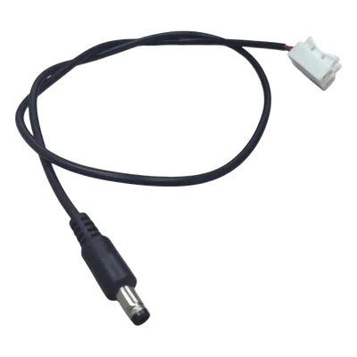 Cable de Alimentación DC / Macho 5.5 x 2.1 mm / 22 AWG / 60 cm (1.97 ft) / Puntas Libres / Polarizado