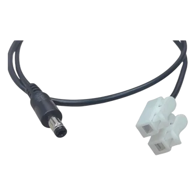 Cable de Alimentación DC / Macho 5.5 x 2.1 mm / 22 AWG / 60 cm (1.97 ft) / Puntas Libres / Polarizado