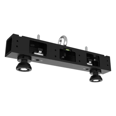 Barra Colgante LED / Instalación Dual Piso y Colgante / Altura Colgado 10 m (32.8 ft) / Altura Apilado 5 m (16.4 ft) / Aleación de Aluminio / Negro