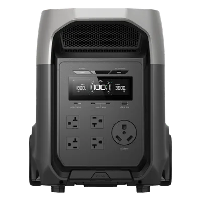 Estación de Energía Portátil / 3072 Wh / Salida 3600 W (Surge 7200 W) / Batería LiFePO4 / Carga 0-80% en 89 min / UPS 10 ms / ≤25 dB