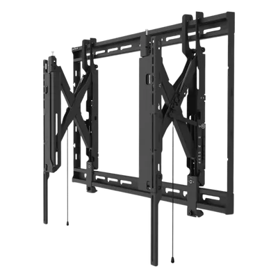 Soporte de Pared Tijera Universal para Pantallas / 49 a 120 pulgadas / Extensión 12.8" (325 mm) / Carga 250 lb (113.4 kg) / VESA 200x100 a 1000x600 mm / Ajuste Post-Instalación