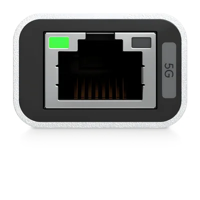 Adaptador USB-C a Ethernet / 5 GbE RJ45 / Indicador de Actividad LAN / Compatible con Mac, Windows y Linux / Construcción en Aluminio y Policarbonato / 38 g (1.3 oz)