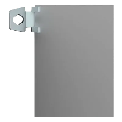 Soporte de Montaje en Pared / Acero Zincado 3 mm / 36x76x21 mm (1.42x2.99x0.83 in) / 4 Unidades / Protección IP / Posicionamiento Dual