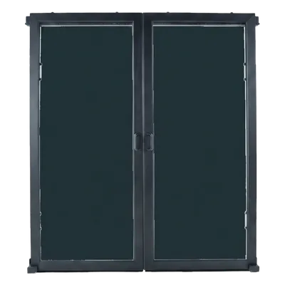 Puertas Selladas para Pasillo / 48 in (1219 mm) / Montaje Magnético sin Herramientas / Policarbonato y Acero / Negro RAL 9005
