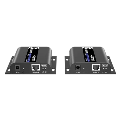 Extensor HDMI sobre IP / 4K@60Hz / Alcance 120 m (393.7 ft) / HDMI 2.0 / HDCP 2.2 / 18 Gbps / Matriz 256x256