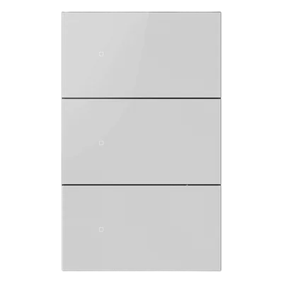 Apagador Inalámbrico ZigBee / 110-220V Automático / 3 GANG / Control de Iluminación Inteligente / Diseño Compacto
