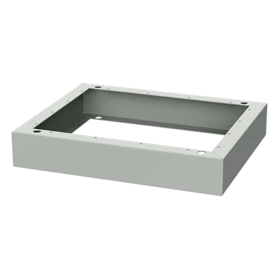Base de Piso para Gabinete OSP / Aluminio 3 mm / 700x600 mm / 127 mm Altura / RAL 7035