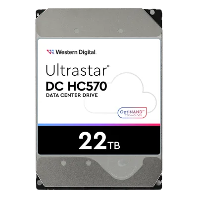 Disco Duro Data Center / 22 TB / 7200 RPM / SATA 6 Gb/s - SAS 12 Gb/s / HelioSeal / OptiNAND / 512 MB Buffer / 2.5M Horas MTBF