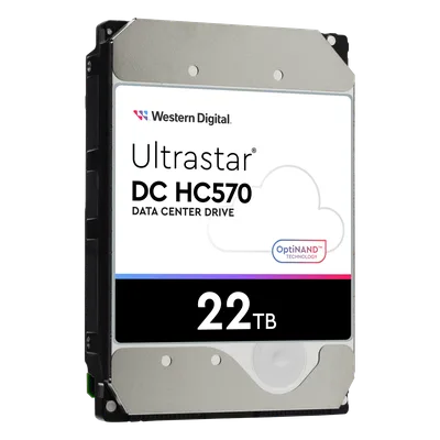 Disco Duro Data Center / 22 TB / 7200 RPM / SATA 6 Gb/s - SAS 12 Gb/s / HelioSeal / OptiNAND / 512 MB Buffer / 2.5M Horas MTBF