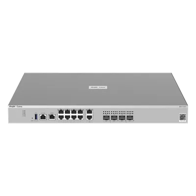 Firewall Next Generation / Throughput 9 Gbps / IPS 1.7 Gbps / 16 Puertos / 8 Gigabit + 4 x 2.5G + 2 SFP + 2 SFP+ 10G / Gestión Cloud / AI-Powered Security / Rack 1U 440 mm (17.32 in)